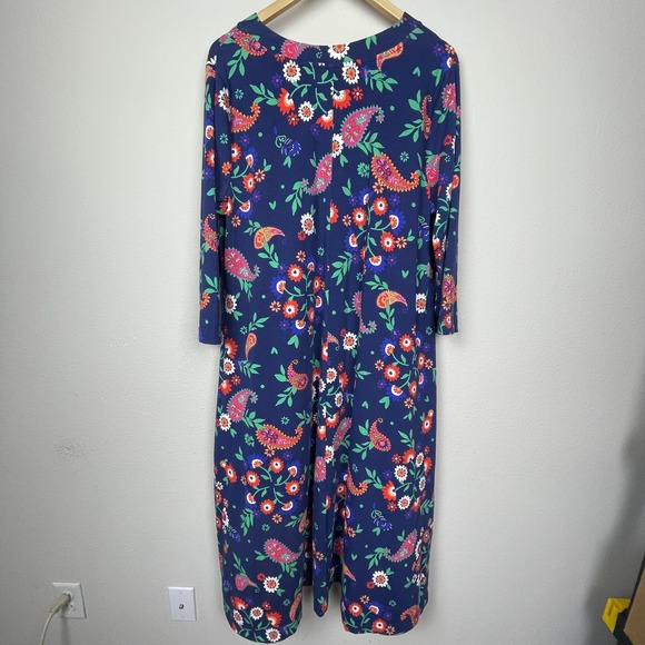 Croft & Barrow Plus XXL Maxi Dress Cotton Blend Comfy Grandmacore Loungewear - Picture 3 of 6